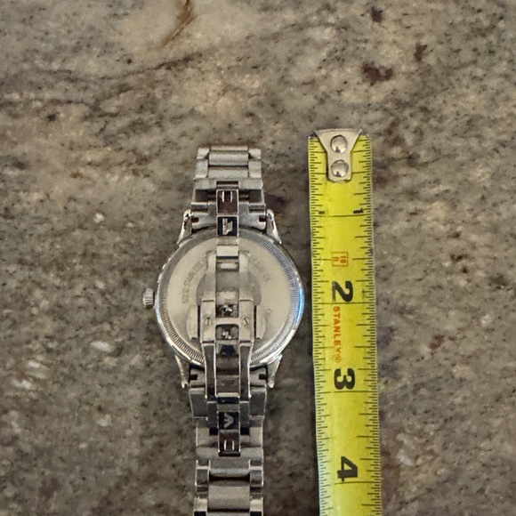 Emporio Armani Gray Solid Stainless Steel Dial Silver Watch. - Picture 3 of 4